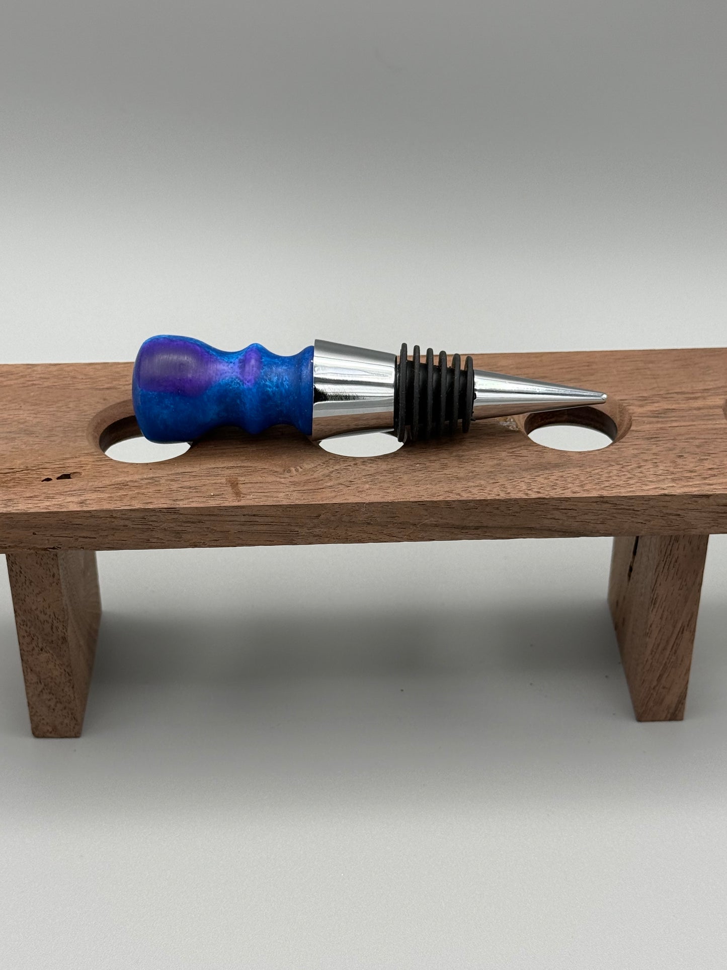 Blue & Pink Acrylic Wine Stopper