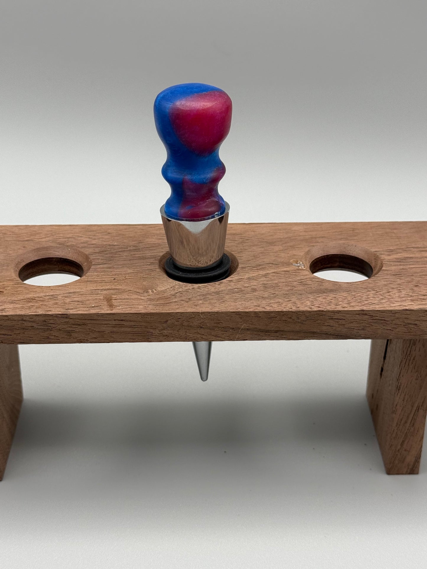 Blue & Pink Acrylic Wine Stopper