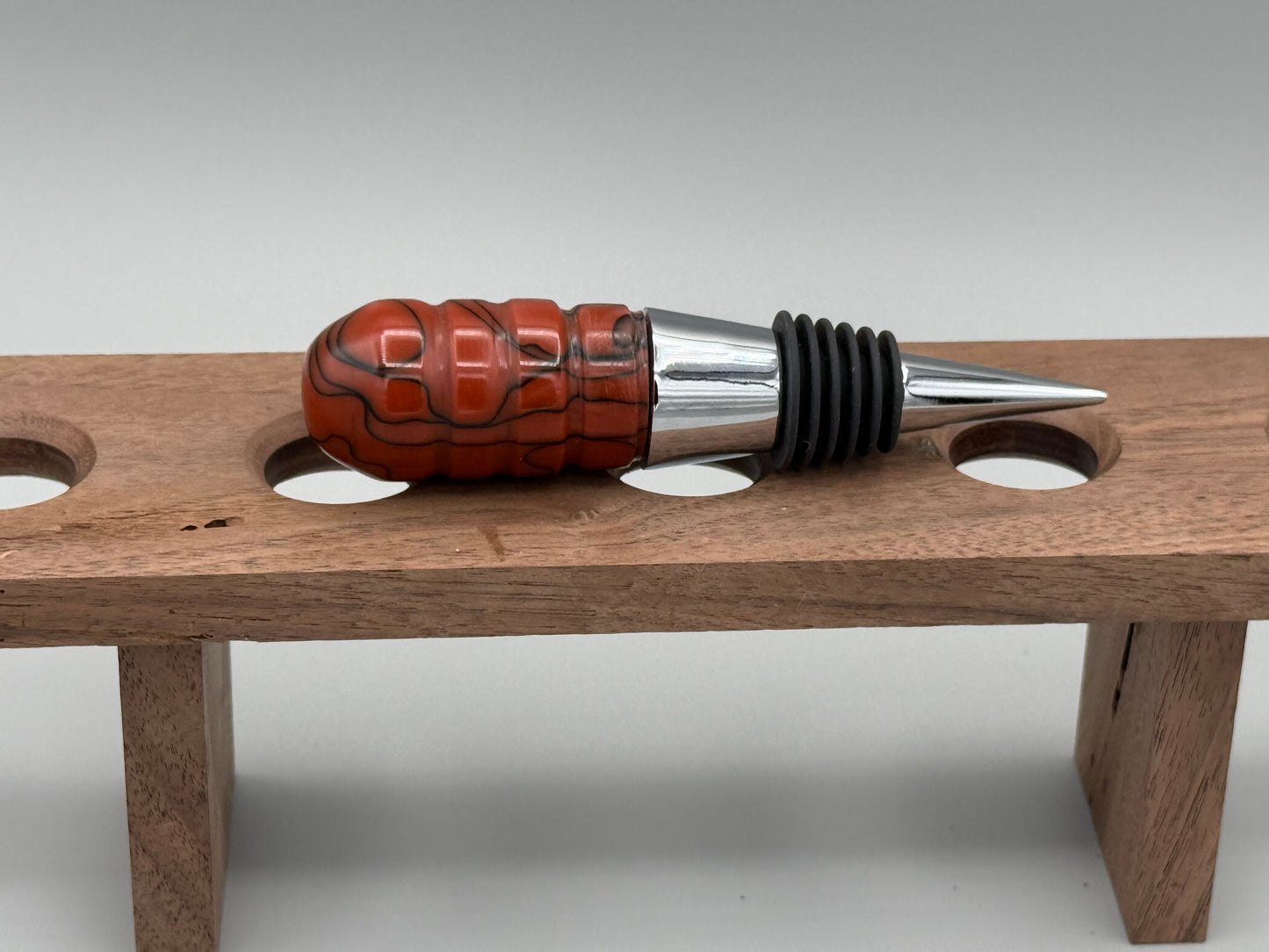 Rust Colored Wine Stopper